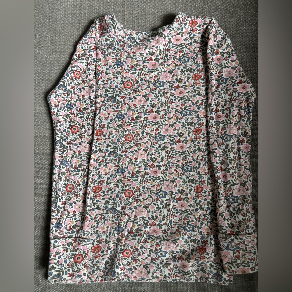 Gap Kids 100% Organic Cotton Floral PJ Set, Size 6